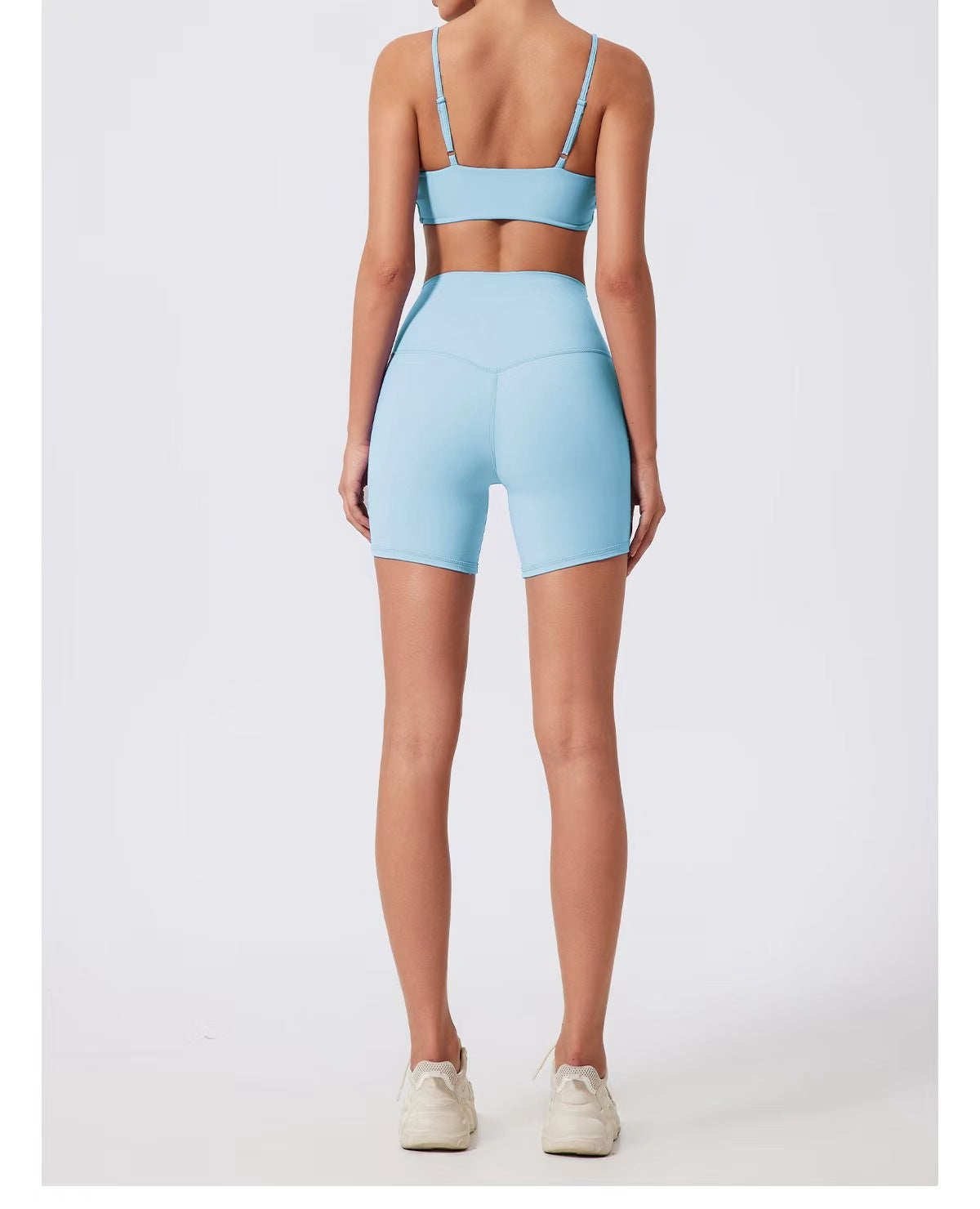 High-Waist Butt-Lifting Yoga Set with Twist Bra
