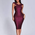 Short-Sleeve European Bodycon Bandage Dress