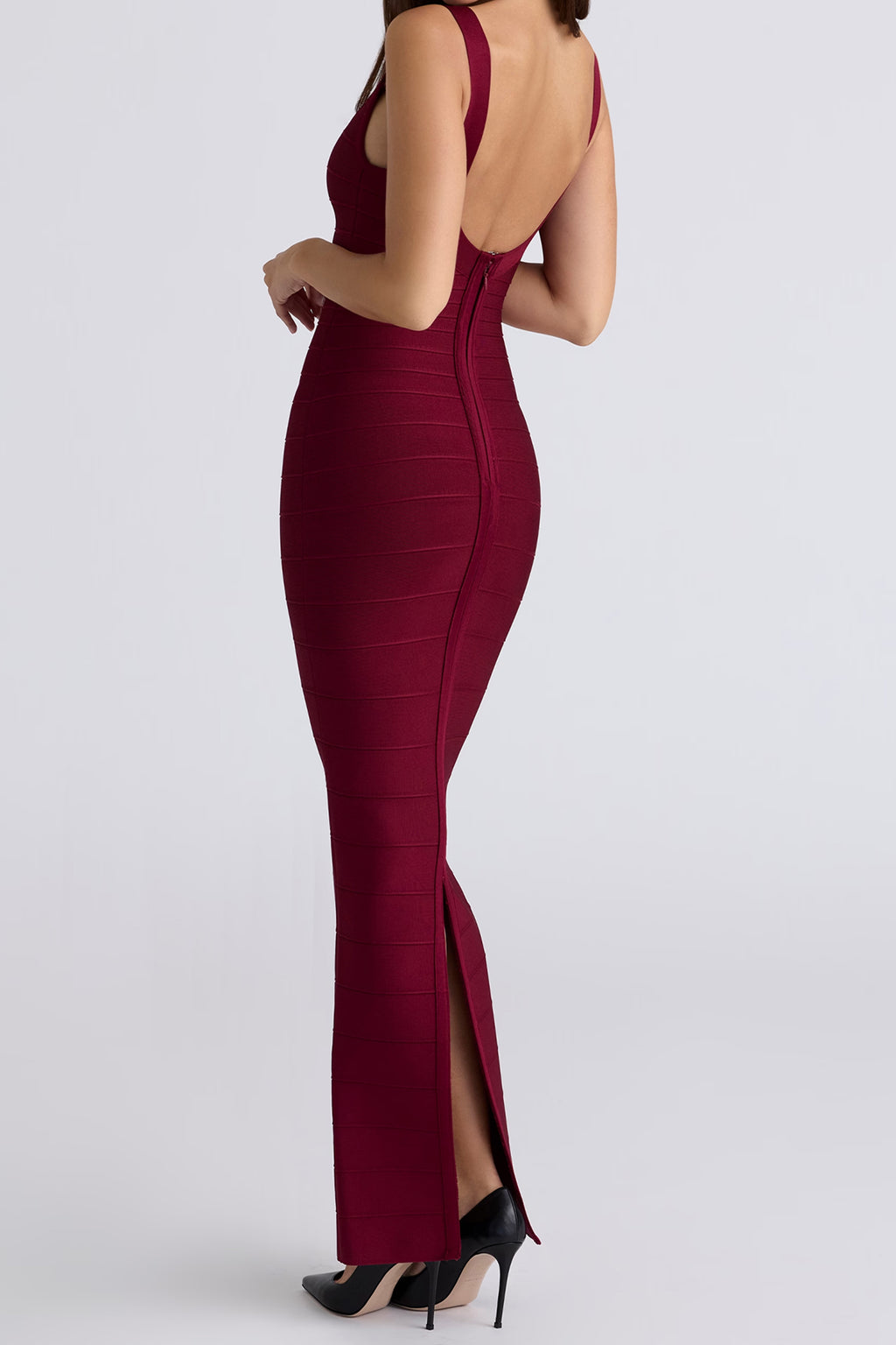 Fitted Bandage Maxi Dress