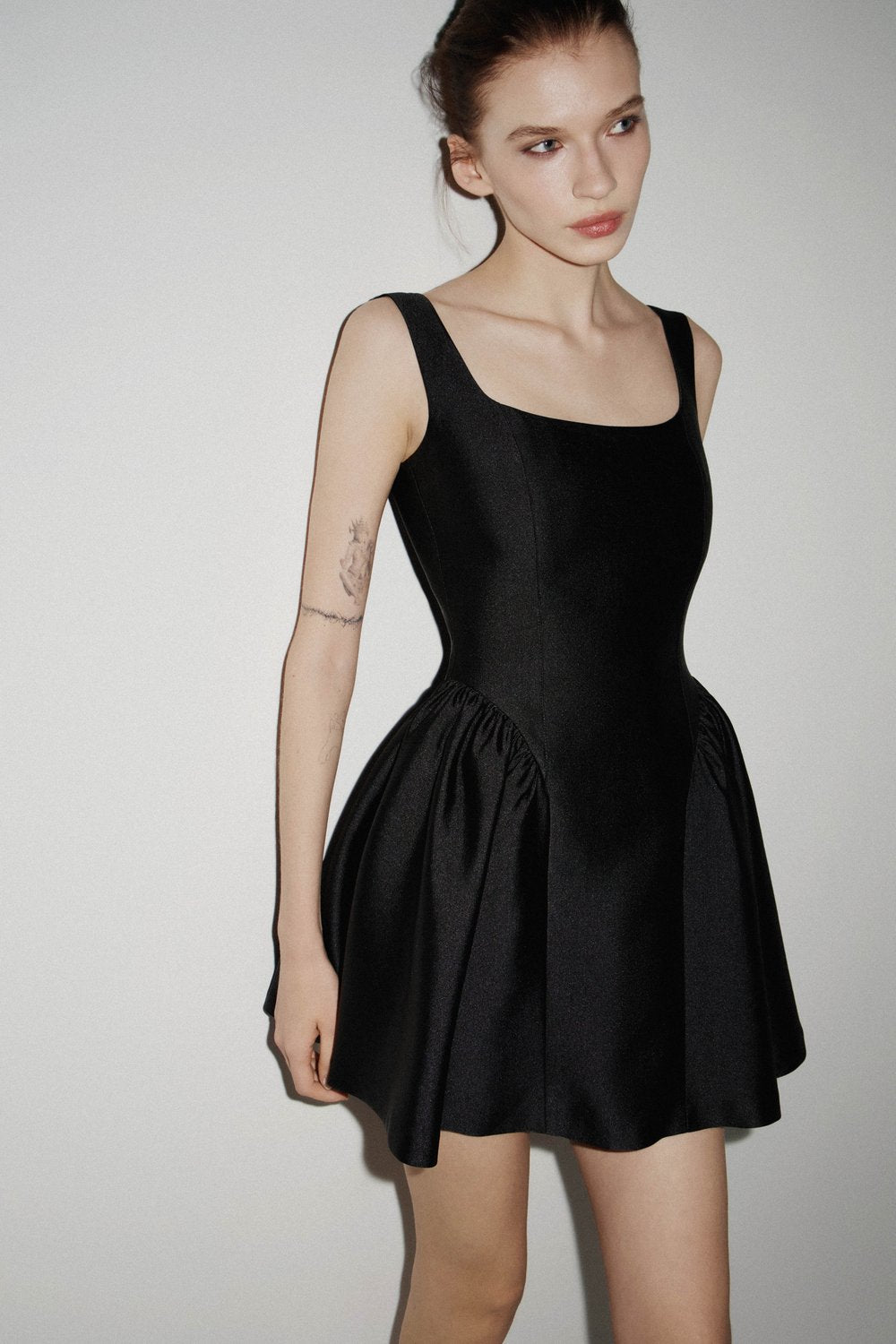 Velvet Blush Mini Dress