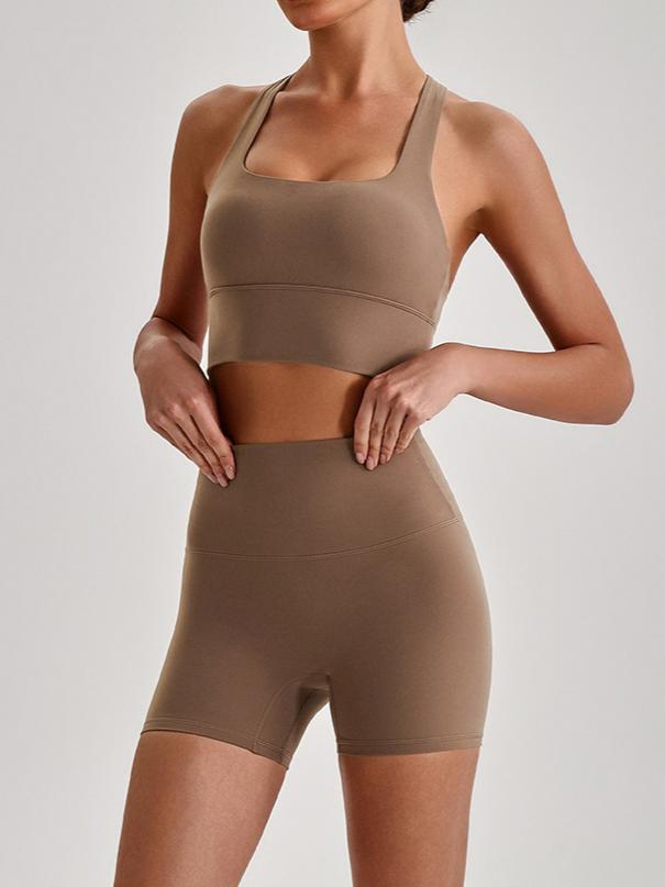 Naked Feel Cross-Back Yoga Set