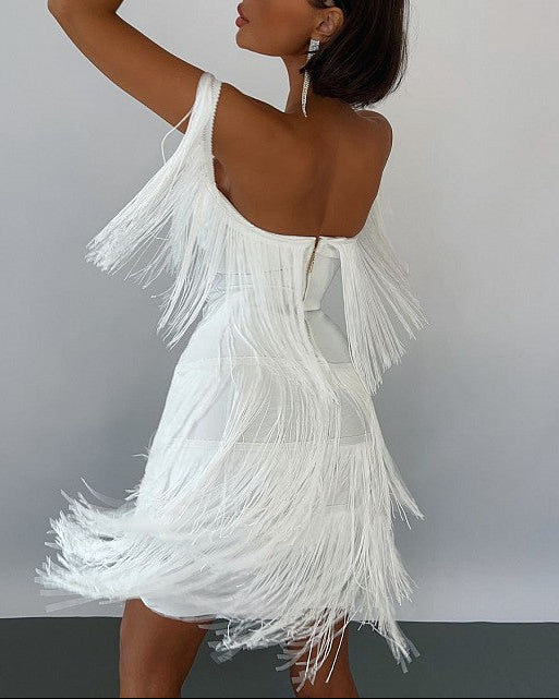 Cabaret Queen Fringe Mini Dress