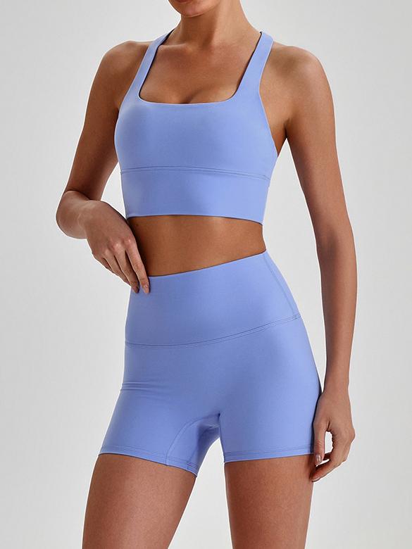 Naked Feel Cross-Back Yoga Set