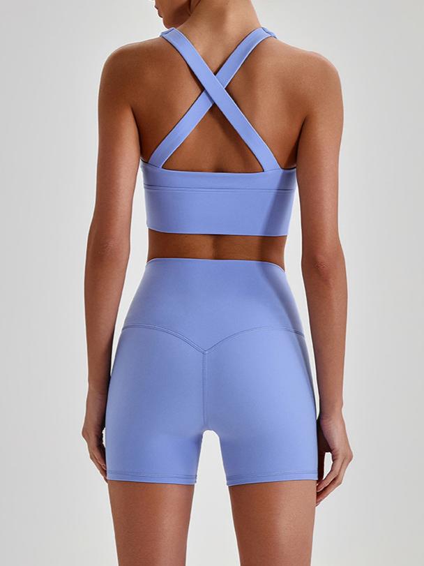 Naked Feel Cross-Back Yoga Set