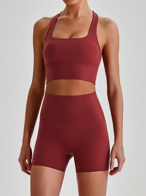 Naked Feel Cross-Back Yoga Set