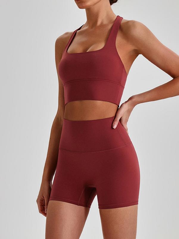 Naked Feel Cross-Back Yoga Set