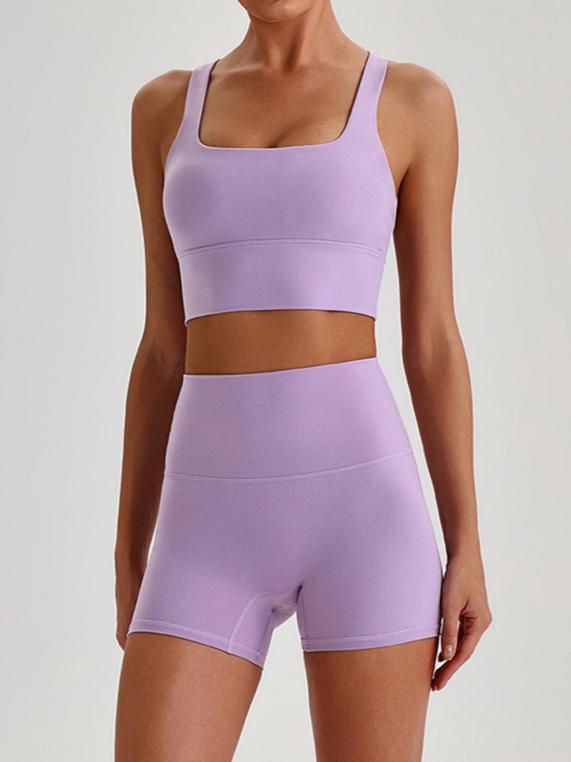 Naked Feel Cross-Back Yoga Set