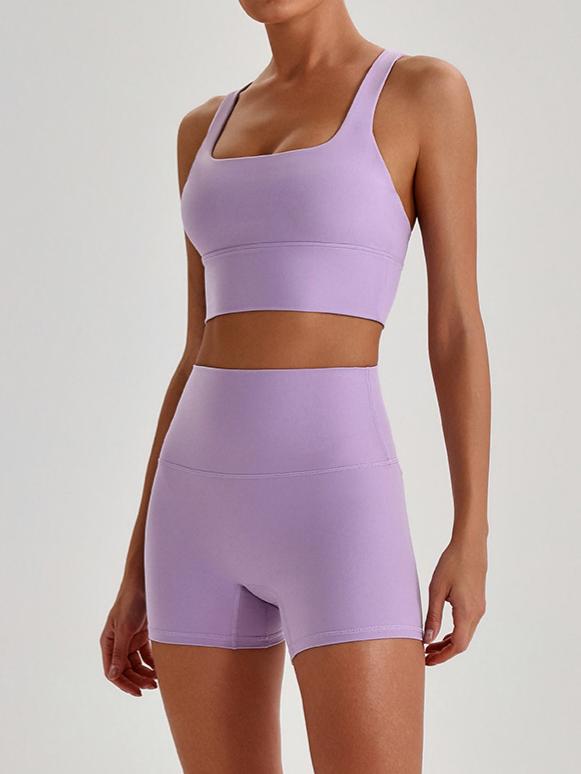 Naked Feel Cross-Back Yoga Set