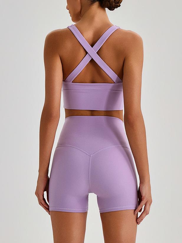 Naked Feel Cross-Back Yoga Set