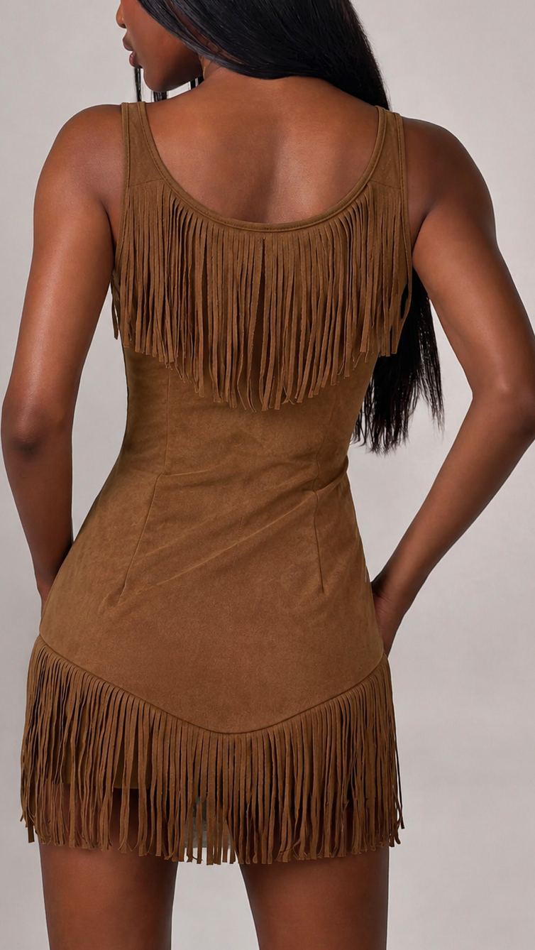 Wild Horizon Fringe Dress