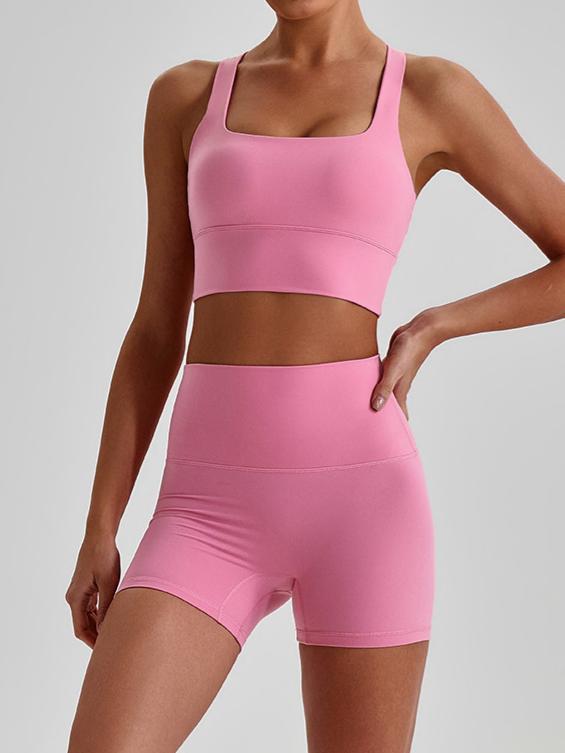 Naked Feel Cross-Back Yoga Set