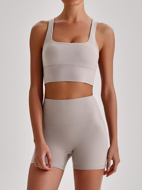 Naked Feel Cross-Back Yoga Set