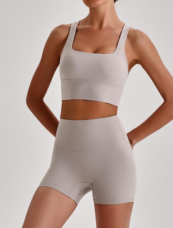 Naked Feel Cross-Back Yoga Set