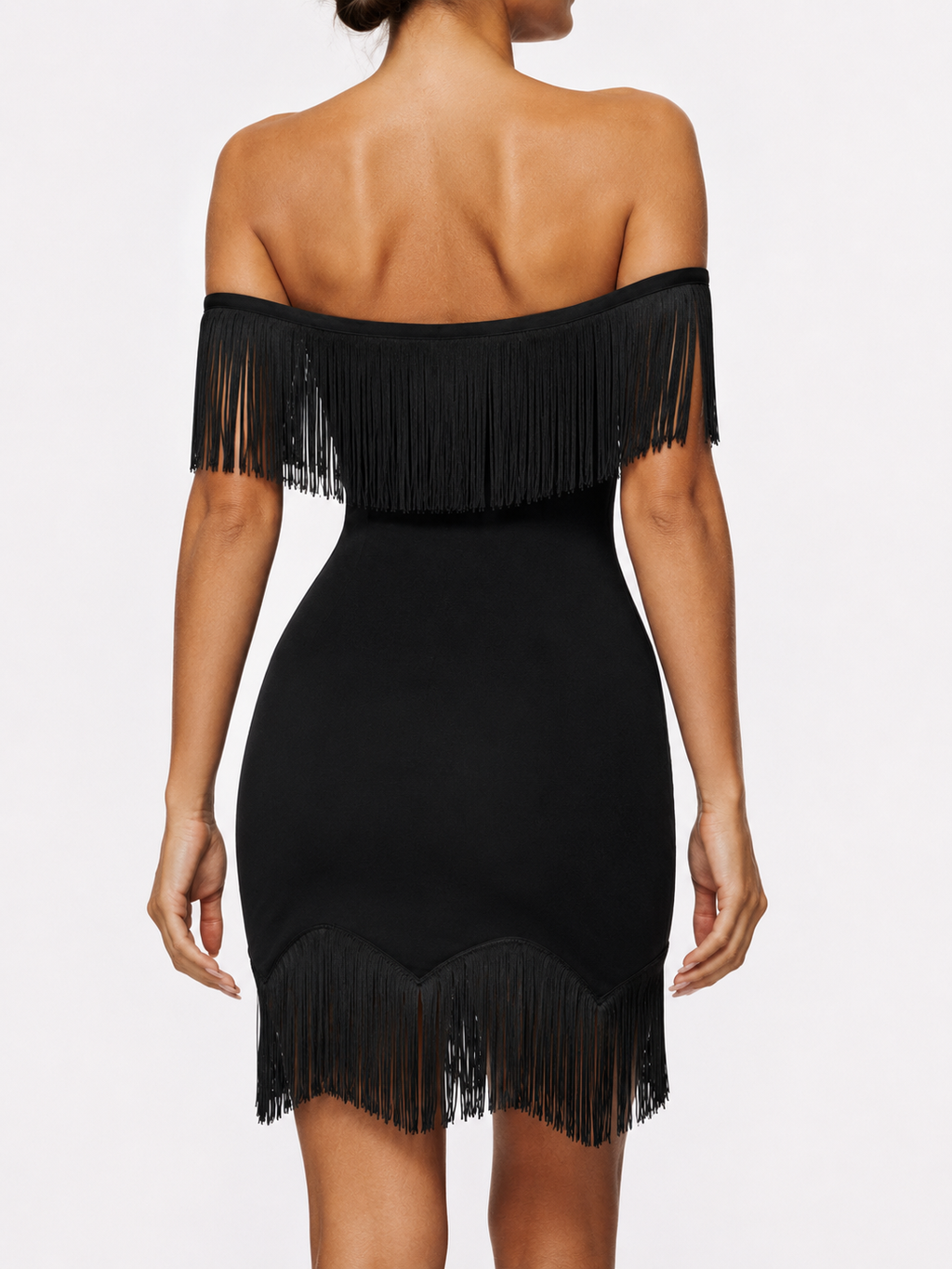Cabaret Kiss Fringe Mini Dress