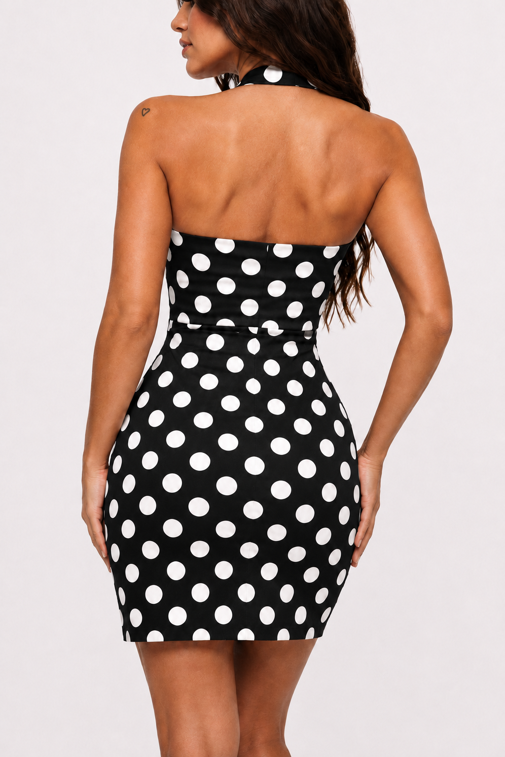 Polka Belle Bustier Mini Dress