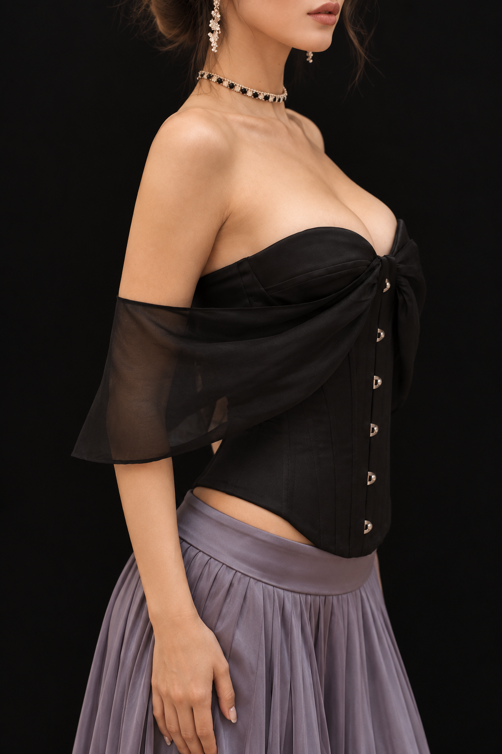 Celeste Off Shoulder Corset Top