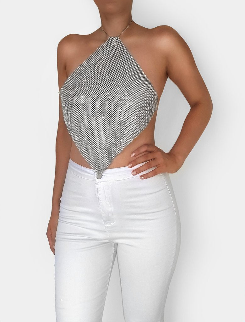 Chic Night Out Alluring Halter Top