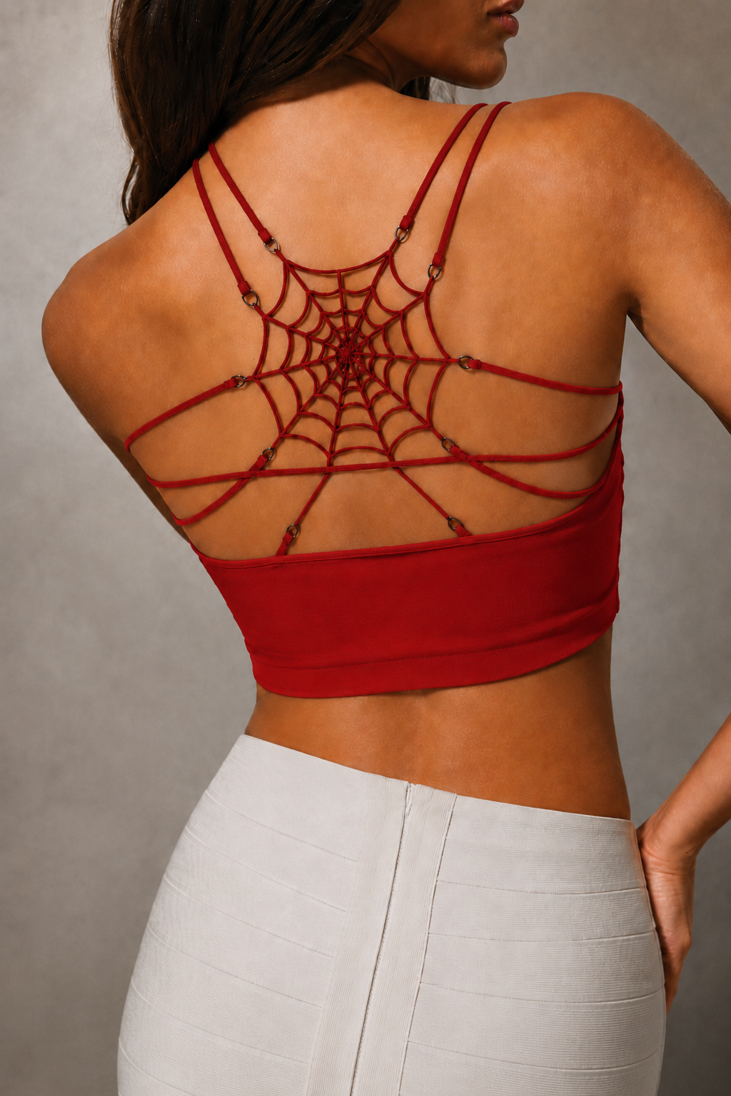 After Dark Web Strappy Top
