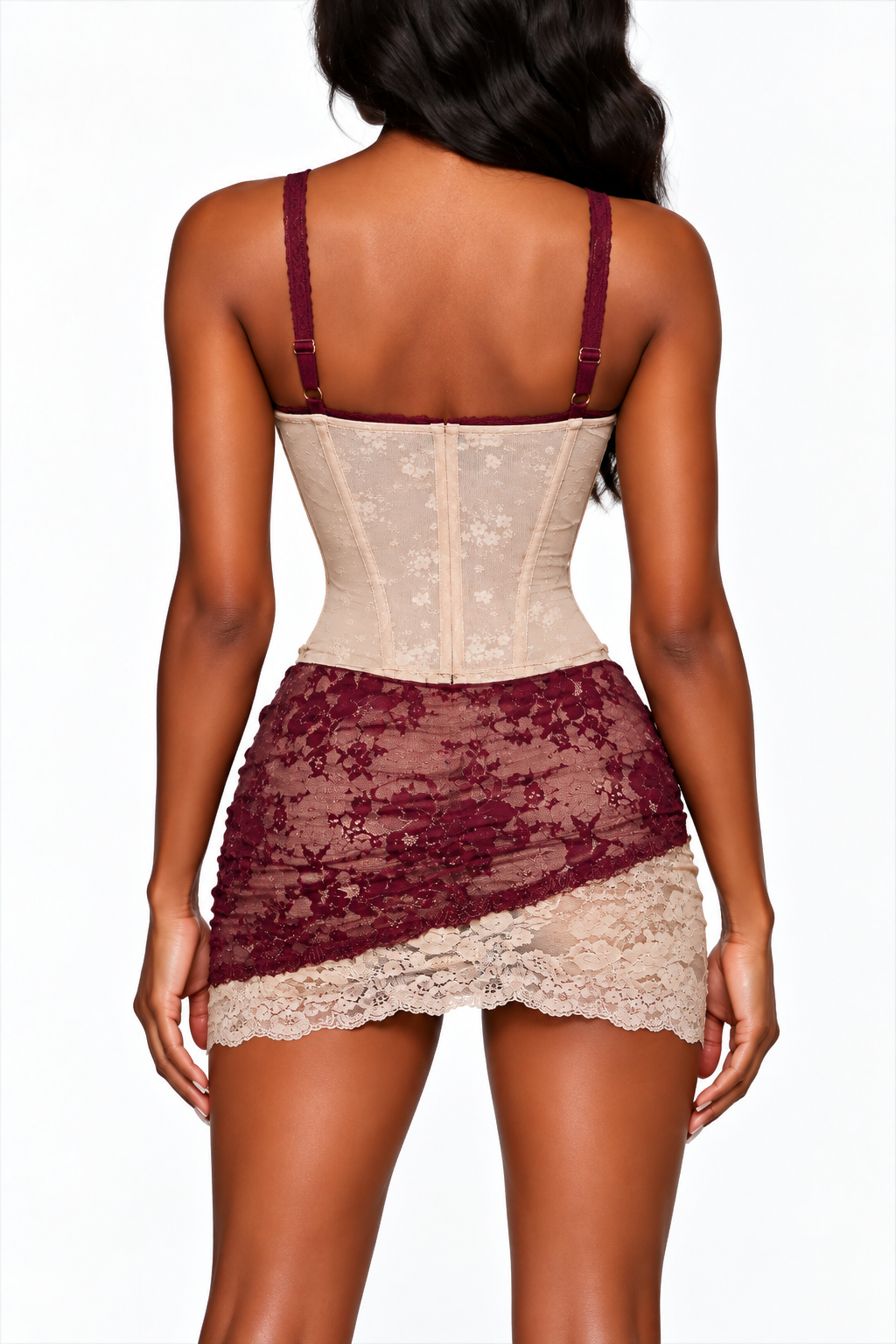 Amour Lace Corset Mini Dress