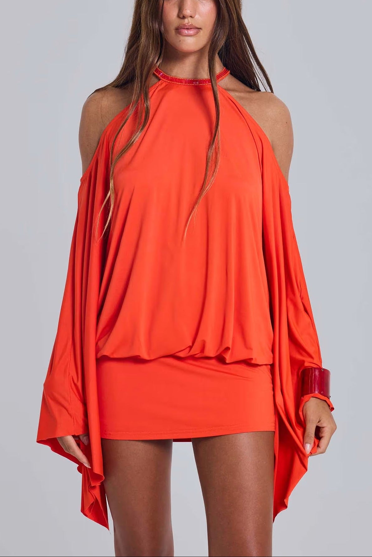 Alula Embellished Butterfly Mini Dress