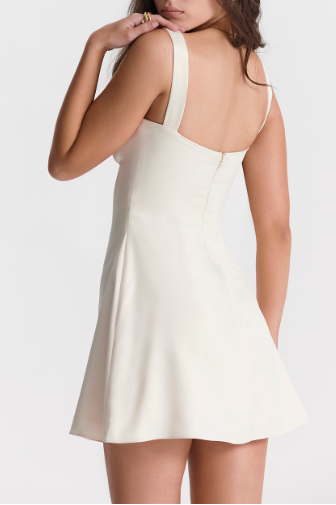Vintage Cream Mini Dress
