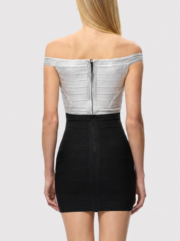 The Metallic Bonnie Gown