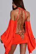 Alula Embellished Butterfly Mini Dress