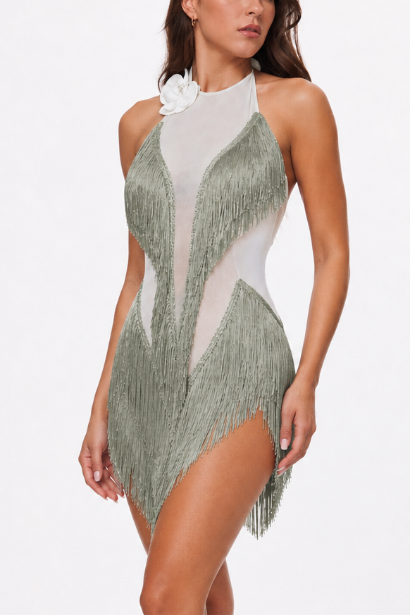 Daiquiri Fringe Dress