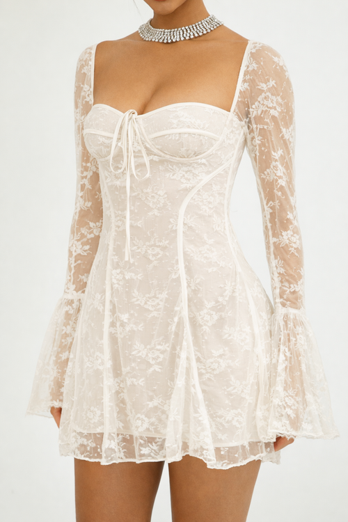 Cyrielle Flared-cuff Long-Sleeved Dress