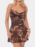 Fierce Leopard Print Bodycon Mini Skirt