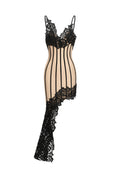 Lolic Lace Midi Bandage Dress