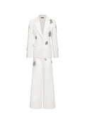 Winee Diamante Blazer Set
