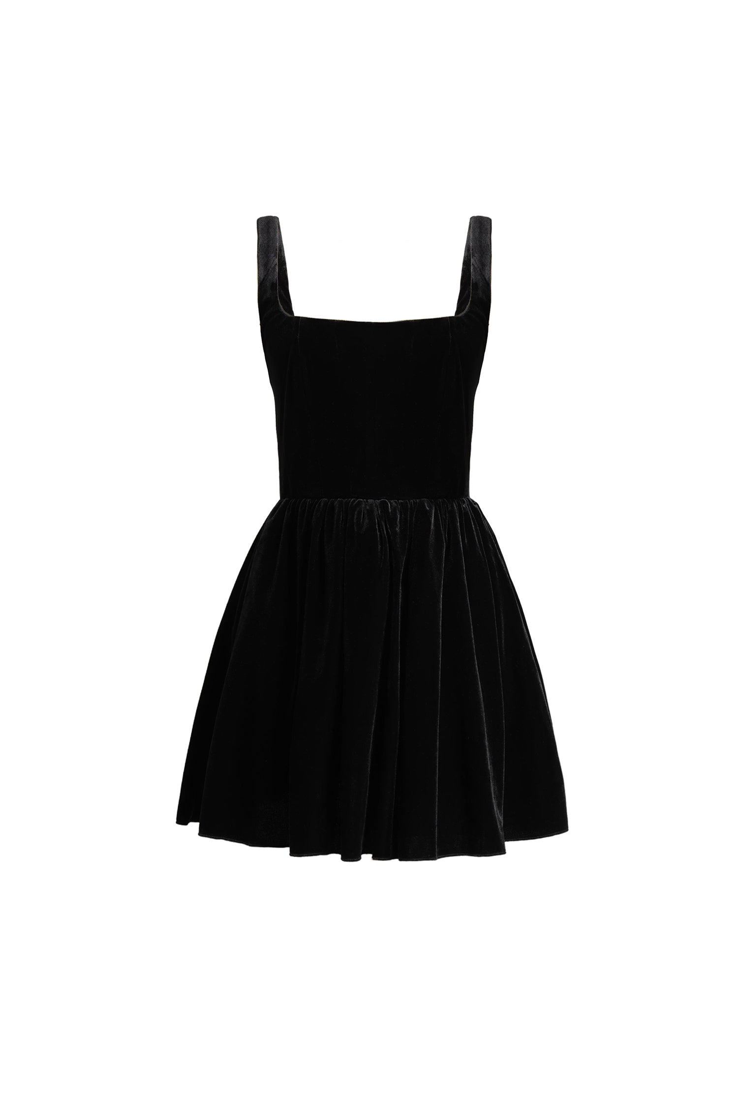 Kawayi Sleeveless Velvet Mini Dress