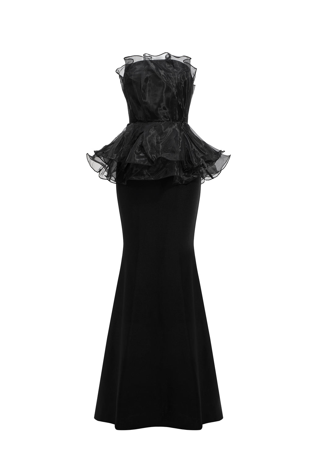 Oria Sleeveless Fishtail Bandage Maxi Dress