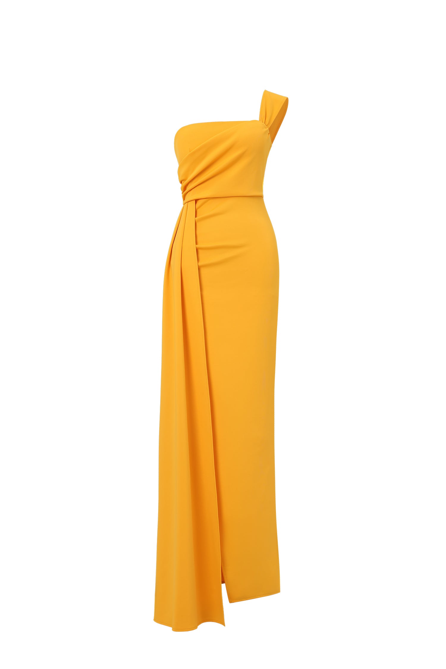 Olapa One Shoulder Slit Maxi Dress