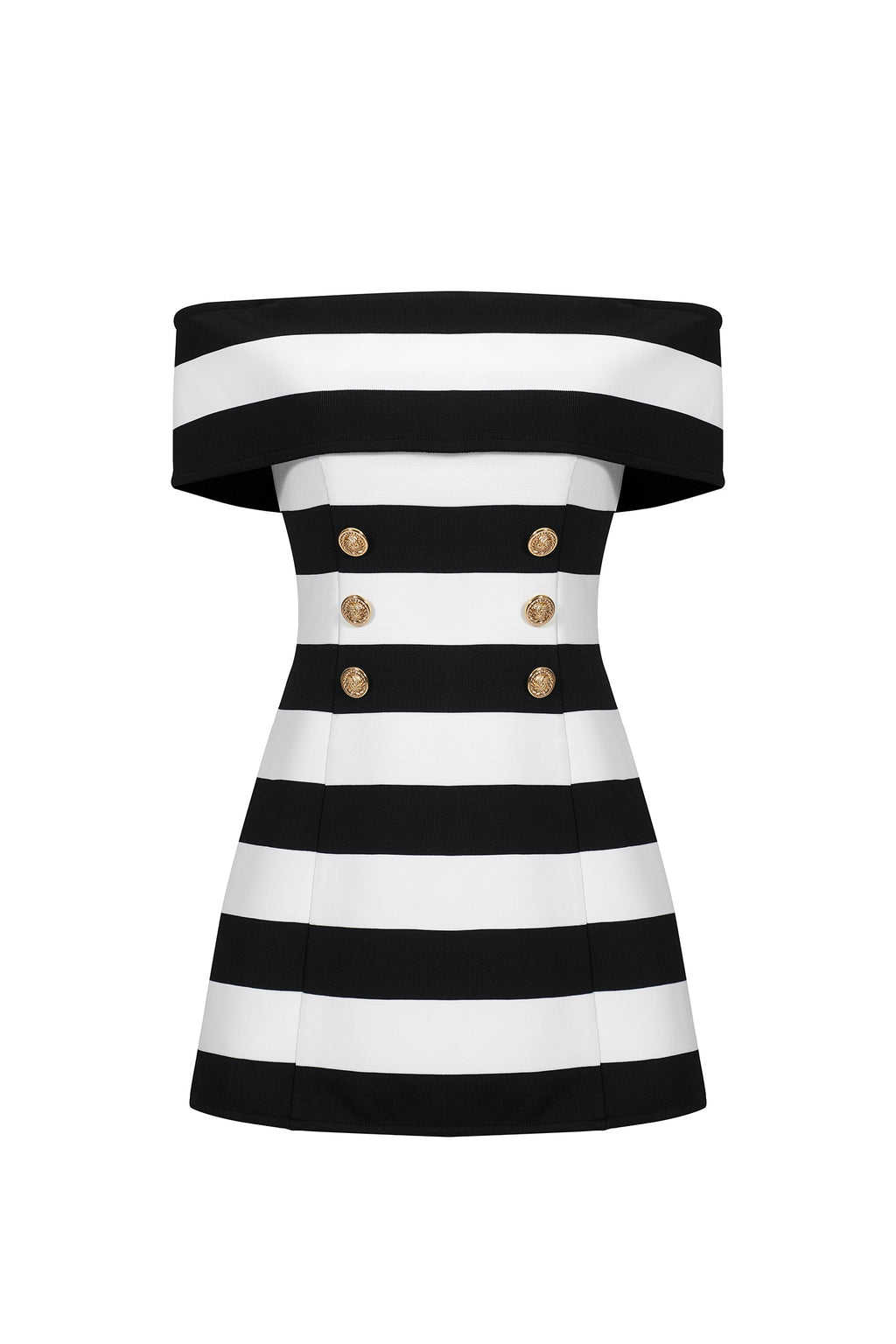 Yonce Off-the-Shoulder Bandage Mini Dress