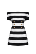 Yonce Off-the-Shoulder Bandage Mini Dress