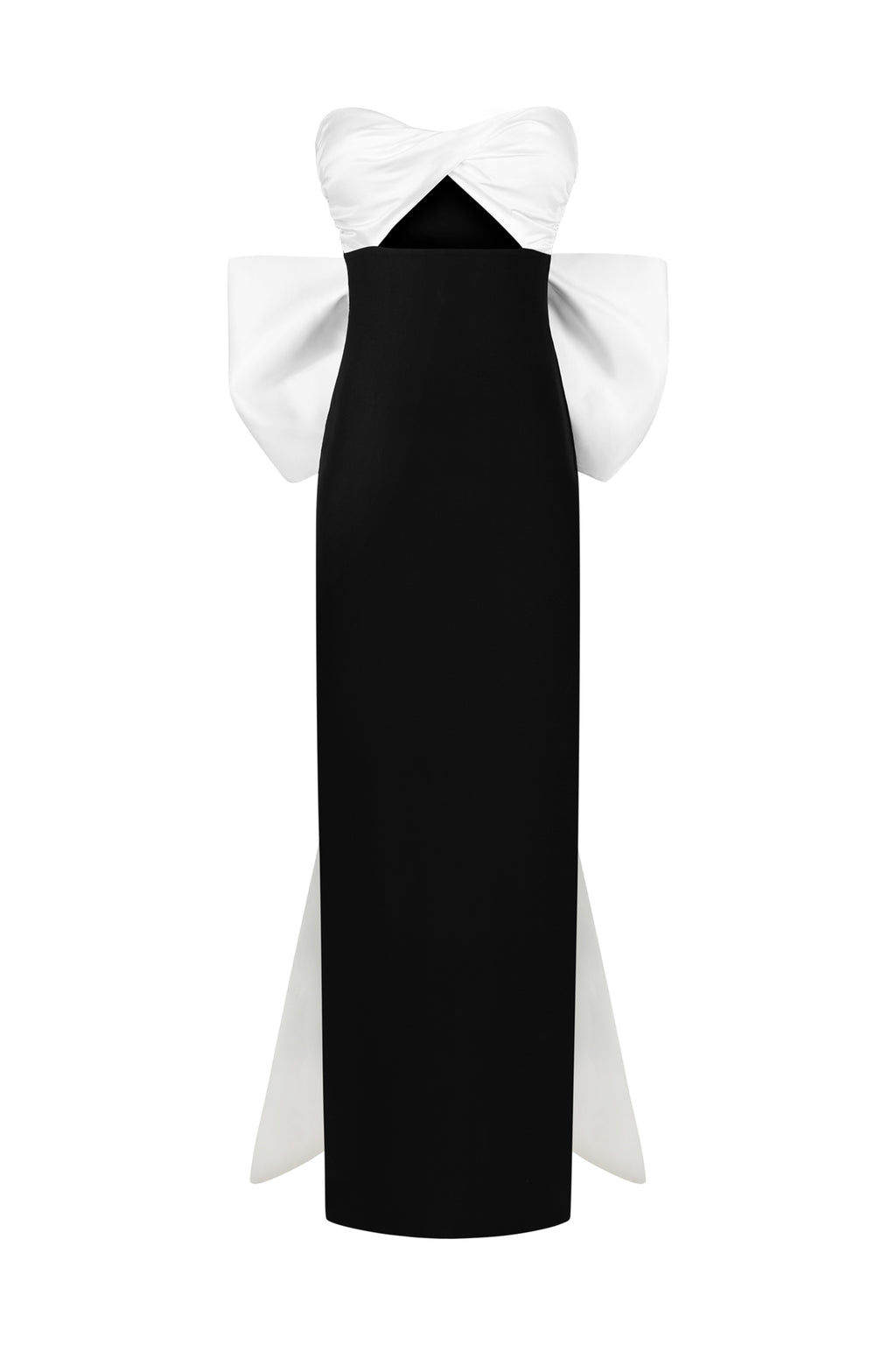 Raidah Sleeveless Bow Hollowed out Bandage Maxi Dress