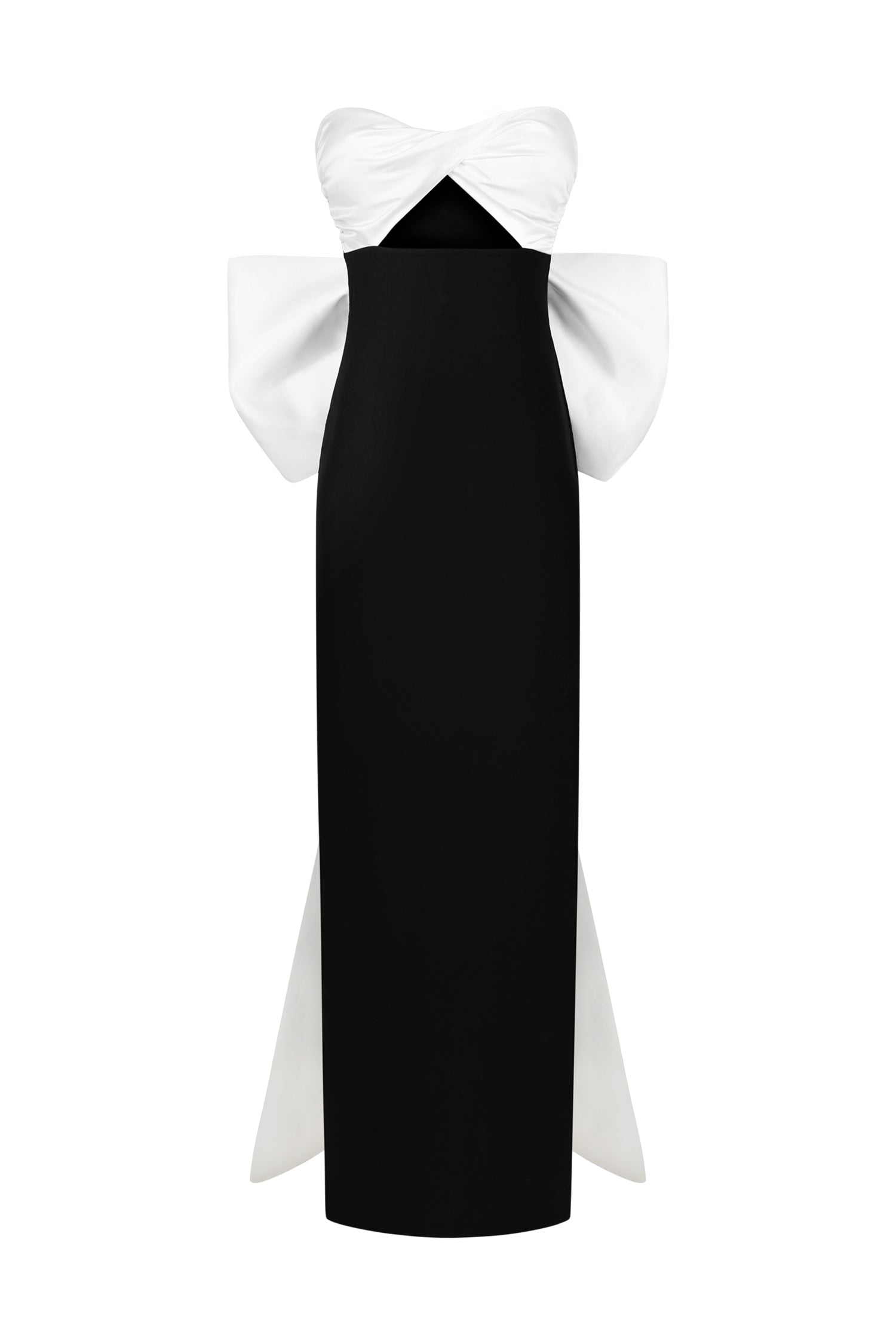 Raidah Sleeveless Bow Hollowed out Bandage Maxi Dress
