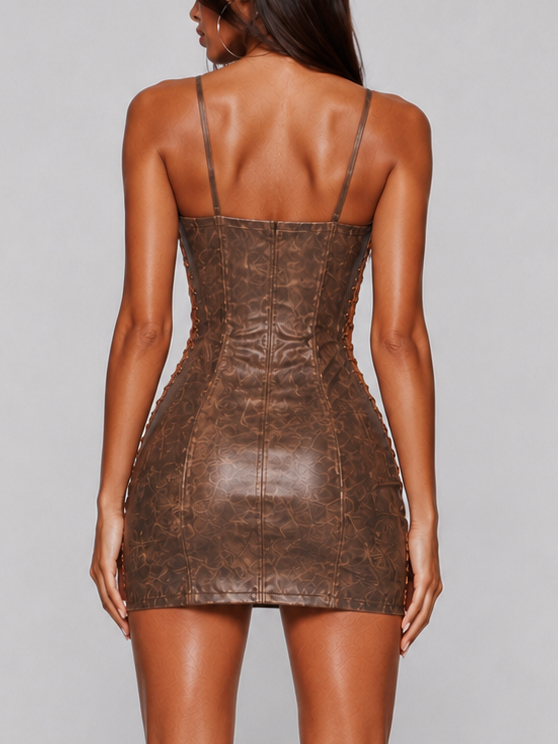Siren Instinct Corset Mini Dress