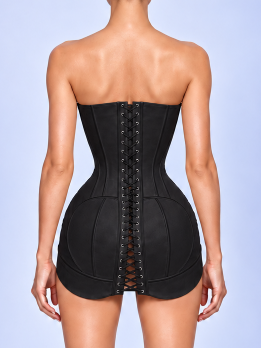 After Hours Sculpted Corset Mini Dress