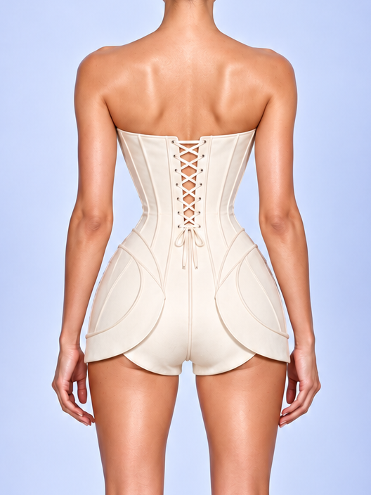 Sculpted Desire Corset Mini Dress