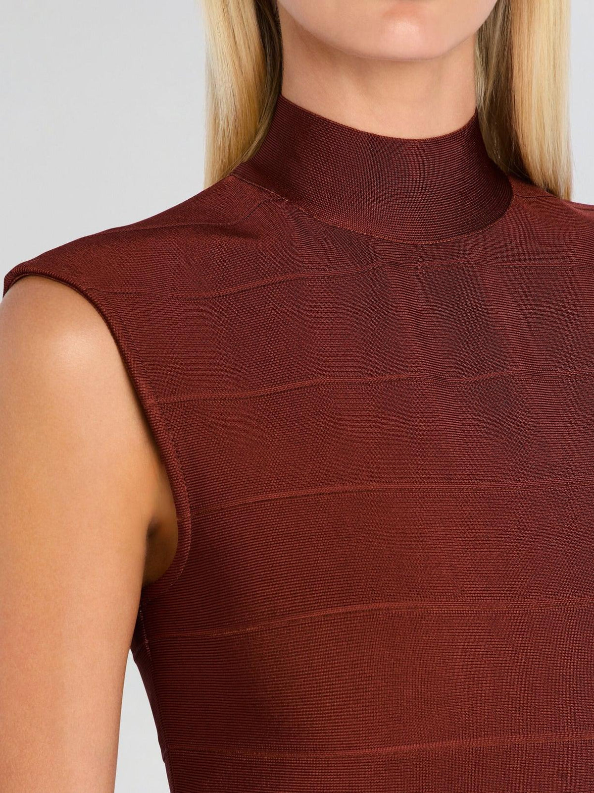 Velvetline Sculpted Bandage Mini Dress