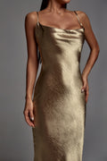 Emily Metallic Maxi Dress