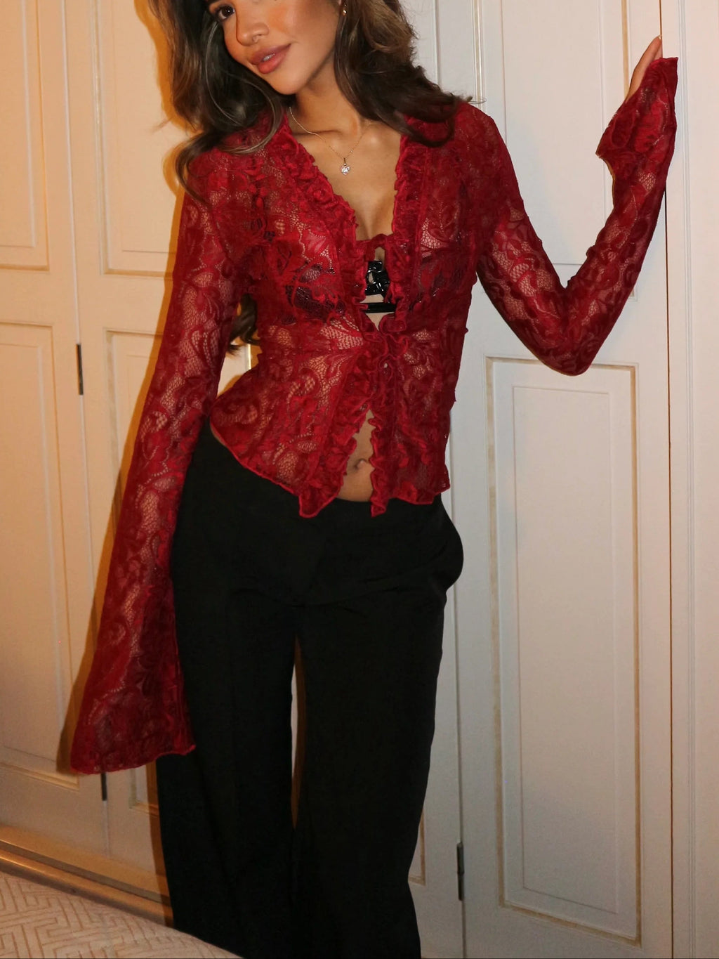 Trim Lace Top