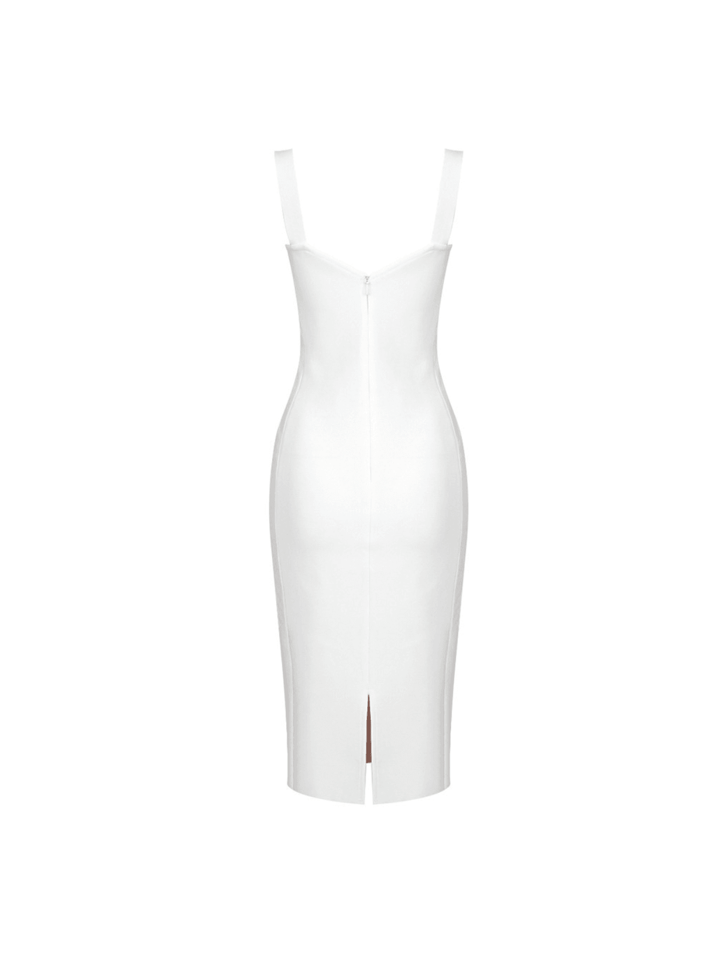 Finbar Lace Bandage Dress In White