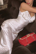 Indoor Home Elegant Charming Floral Camisole Dress