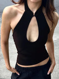 Halter Top With Open Neckline