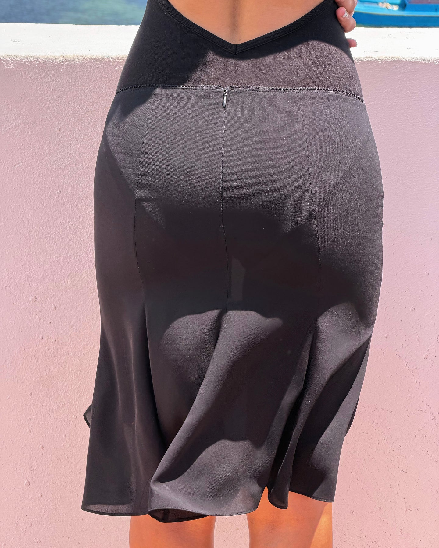 Sheer Midi Skirt