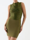 MissPap Fringe Bandage Mini Dress